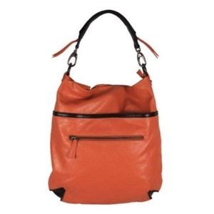 Latico Genuine Leather Rosie Cross Body Shoulder Bag in Salmon Espresso New